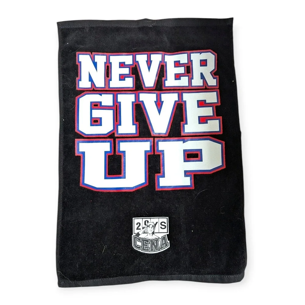WWE John Cena Never‎ Give Up Rally Towel 18x11 from Legacy Set 2022
